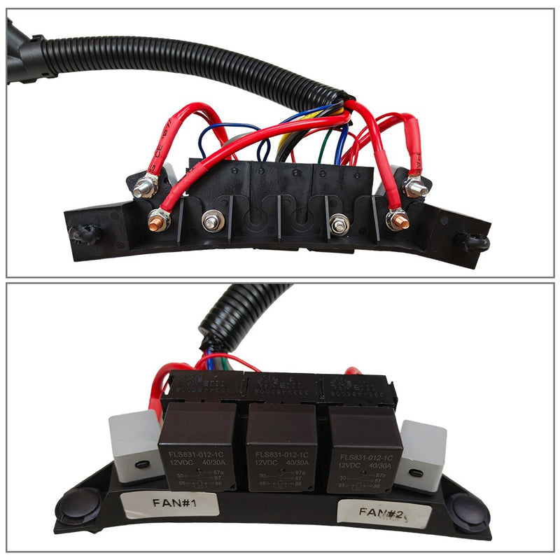 DURAFORCE Dual Speed Electric Fan Wiring Harness 674-00923 For Chevy Avalanche 1500 2500