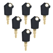 DURAFORCE 6 Key Heavy Equipment Ignition Loader Dozer Key For Caterpillar 5P8500 Fits CAT