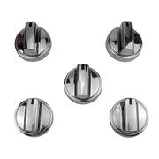 DURAFORCE Stove Cooktop Knob WB03X29300 for GE Gas Range JGP3030SL1SS JGP3030SL2SS 5Pcs