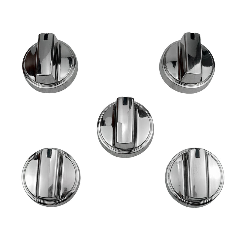 DURAFORCE Stove Cooktop Knob WB03X29300 for GE Gas Range JGP3030SL1SS JGP3030SL2SS 5Pcs