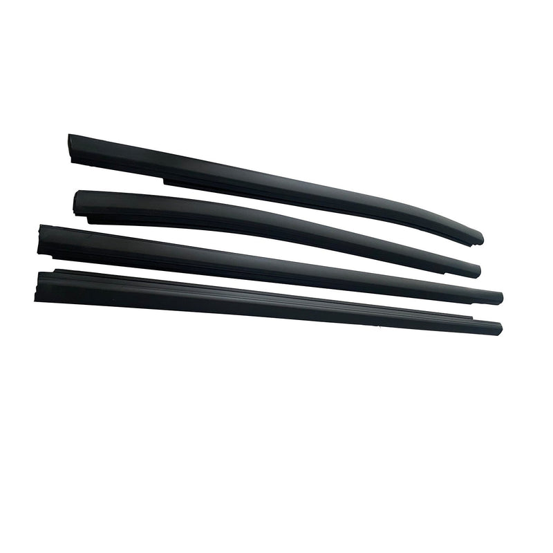 DURAFORCE Weatherstrip Rubber Seal Set of 4 For Ford Ranger 2021 XLT Crew Cab Pickup