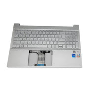 DURAFORCE Silver Palmrest w/FRP Backlit Keyboard M08910-001 For HP Pavilion 15-EH 15-EG US