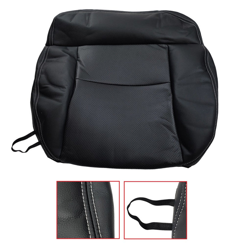 DURAFORCE PASSENGER Bottom Leather Seat Cover Black Fit For 2004 - 2008 Ford F-150 FX4
