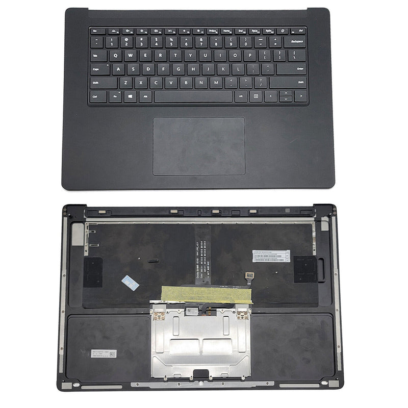 DURAFORCE New For Microsoft Surface Laptop 4 1953 Palmrest Keyboard Touchpad Black 15in US