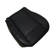 DURAFORCE Driver Side Bottom Seat Cover Black White Seam For 2008-2020 Dodge Grand Caravan