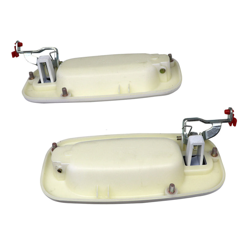 DURAFORCE New 4 PCS Exterior Olympic White Door Handle Fit For 1999-2006 2007 Silverado US