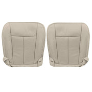 DURAFORCE Leather Bottom Seat Cover Tan For 2007-14 Ford Expedition Driver & Passenger New