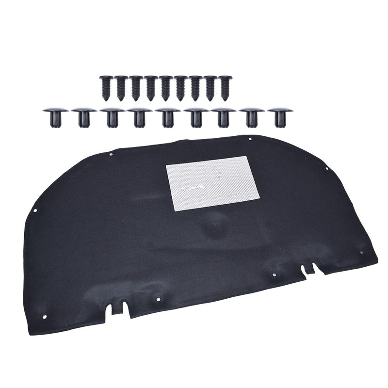 DURAFORCE For Toyota Camry 2018-2022 Cotton Hood Engine Sound Heat Insulation Pad Black