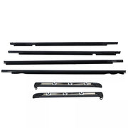 DURAFORCE Car Quarter Door Belt Moulding Black Set For 2003-2008 2009 Toyota Prado GX470