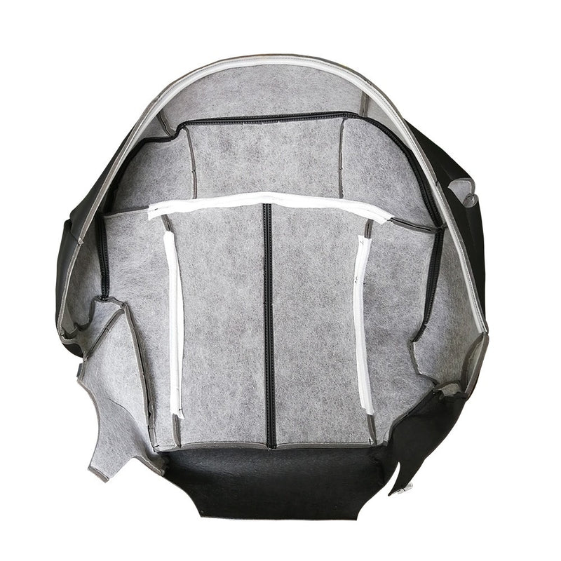 DURAFORCE For 1999 2000 - 2002 Chevy Silverado Driver Bottom Leather Seat-Cover dark Gray