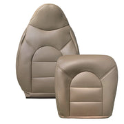 DURAFORCE For 1999 2000 Ford F250 F350 Front Driver Side Top & Bottom Leather Seat Covers