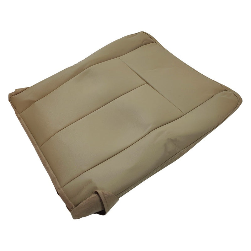 DURAFORCE Front Driver Side Bottom Leather Seat Cover Tan For 2007- 2014 Ford Expedition