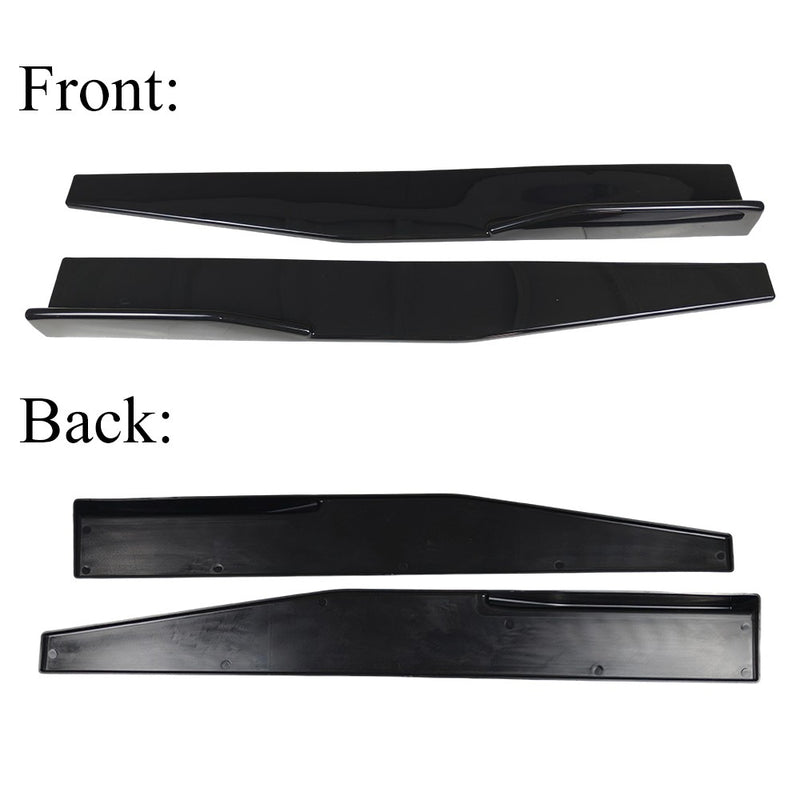 DURAFORCE Front Bumper Lip Spoiler Splitter Body Kit Blk For HONDA ACCORD Coupe Sedan Car