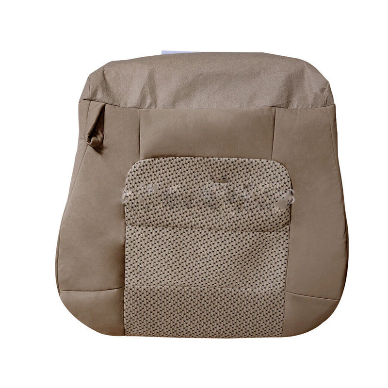 DURAFORCE New For 2001-03 Ford F150 XLT Driver Bottom Cloth Seat Cover Med Parchment Tan
