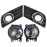 DURAFORCE New A Pair Fog Light W/Cover&Chrome Trim For Honda Pilot 2012-2013-2014-2015 US
