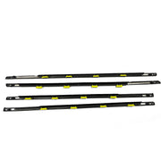 DURAFORCE New 4x Window Trim Glass Door Belt Rubber Black Fit For 96-00 Honda Civic DX 4D