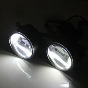 DURAFORCE Fit 2017-2021 Honda Civic Type R Fog Light Lamp Covers+LED Fog Lights Lamps