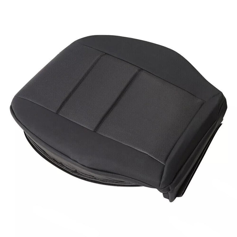 DURAFORCE For 2008-2014 Mercedes Benz C300 350 Driver Bottom Leather Seat Cover Black