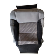 DURAFORCE Front Driver Bottom Cloth Seat Cover Gray/Black For 2014 - 2021 Toyota Tundra