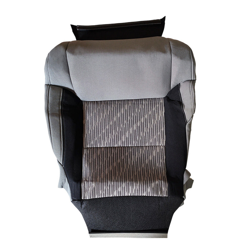 DURAFORCE Front Driver Bottom Cloth Seat Cover Gray/Black For 2014 - 2021 Toyota Tundra