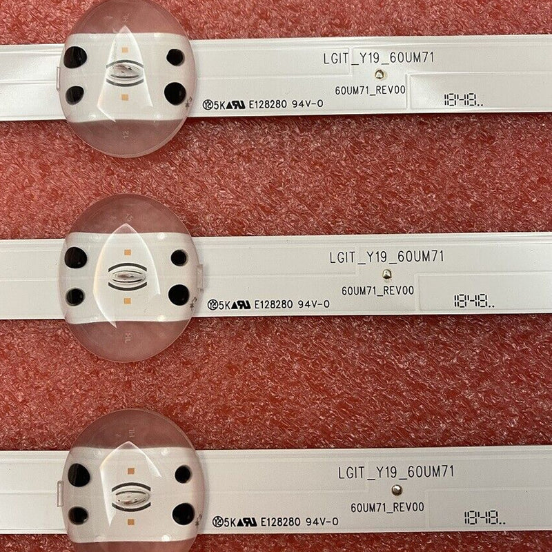 DURAFORCE Kit LED Backlight Strips For LG 60UM7100DUA 60UM6900PUA 60UN7000PUB
