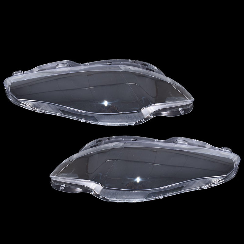 DURAFORCE Pair Front Headlamp Headlight Lens Cover Shell Clear For Jaguar XJ XJL 2010-2019