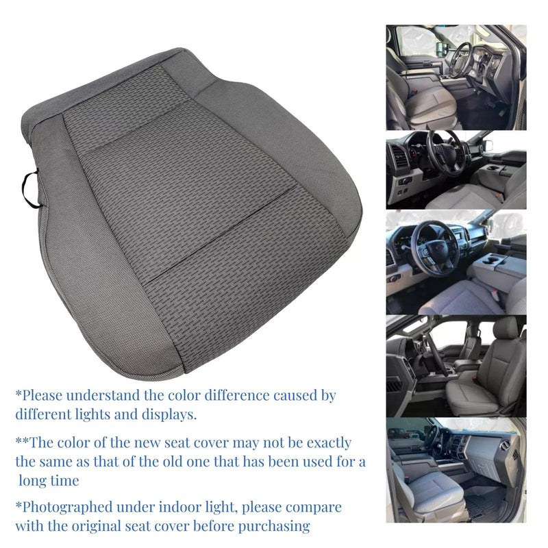 DURAFORCE For Ford F250 F350 F450 F550 2017-2021 Driver Side Lower Bottom Cloth Seat Cover