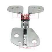 DURAFORCE 55113661AA Driver Side Upper Door Hinge Front For 13-23 Dodge Charger Durango