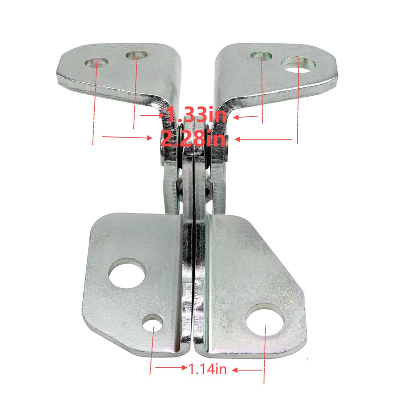 DURAFORCE 55113661AA Driver Side Upper Door Hinge Front For 13-23 Dodge Charger Durango