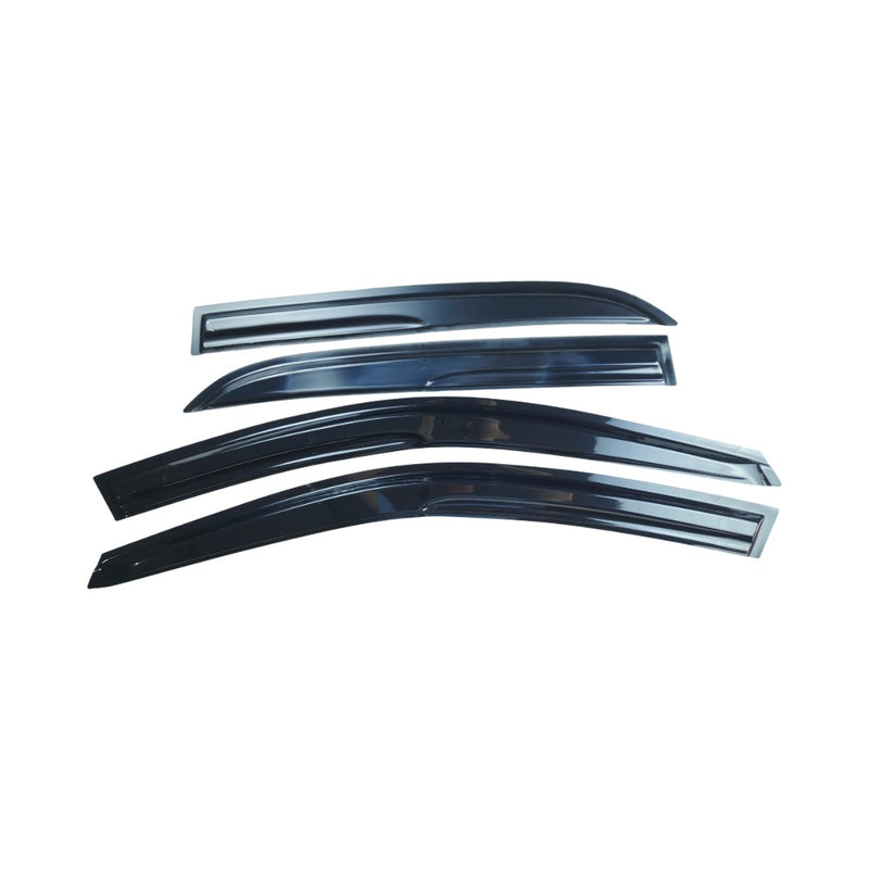 DURAFORCE Window Visor Sun Rain Deflector Guard For 2003-2007 Honda Accord 4-Door Sedan