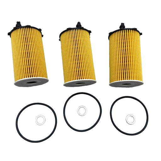 DURAFORCE For Hyundai Azera Kia Sedona 3.3L 3342CC V6 Engine 3Pcs Oil Filter 26320-3CAA0
