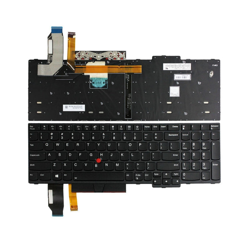 DURAFORCE Keyboard Backlit Fit For Lenovo ThinkPad E580 E585 L580 P52 Black 01YP680 New US