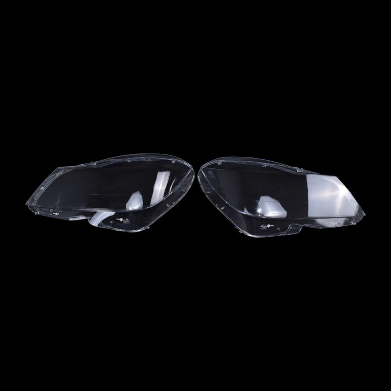 DURAFORCE Car Front Headlight Lens Cover For Mercedes Benz C Class W204 2011-2015