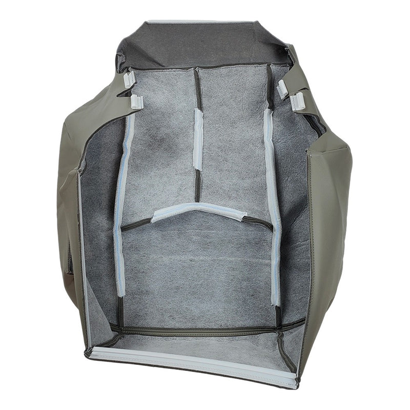 DURAFORCE Driver Bottom Leather Seat Cover Gray For 2003 2004 - 2006 GMC Sierra