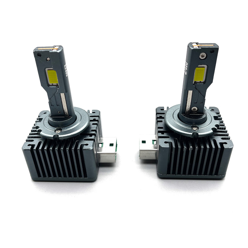 DURAFORCE 1 Pair D3S D3R LED Headlight Bulbs Kit 6500K White HID Xenon Conversion Lamp