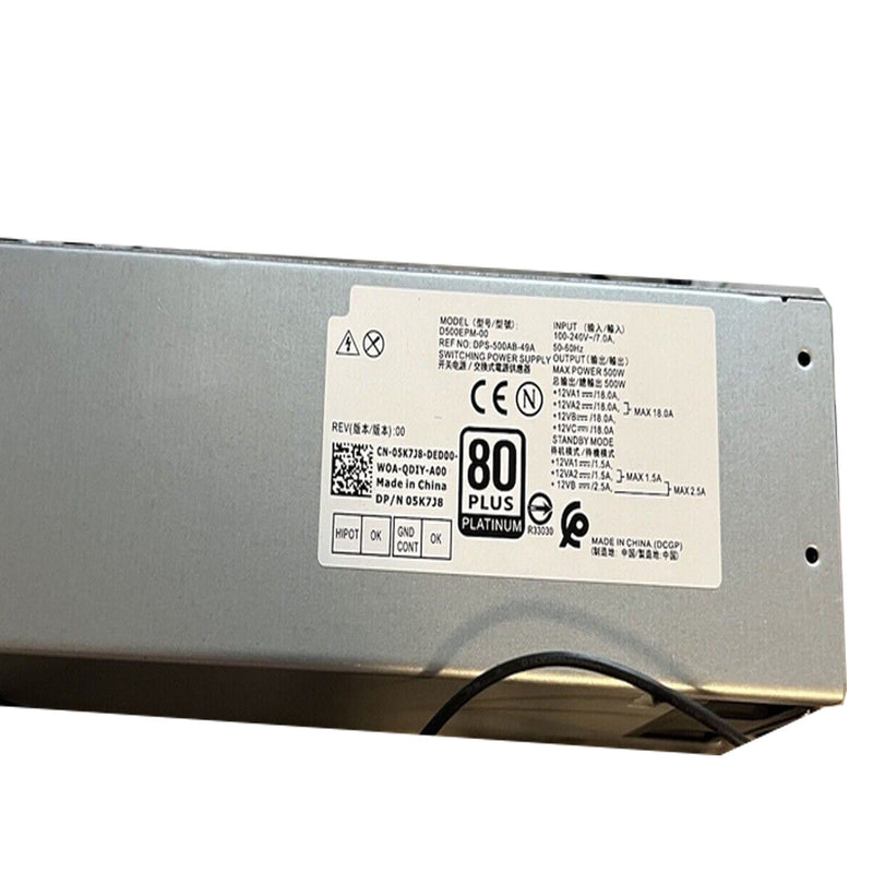 DURAFORCE For Dell G5 XPS 8940 7060 5060 7080MT Power Supply PSU D500EPM-00 5K7J8 500W