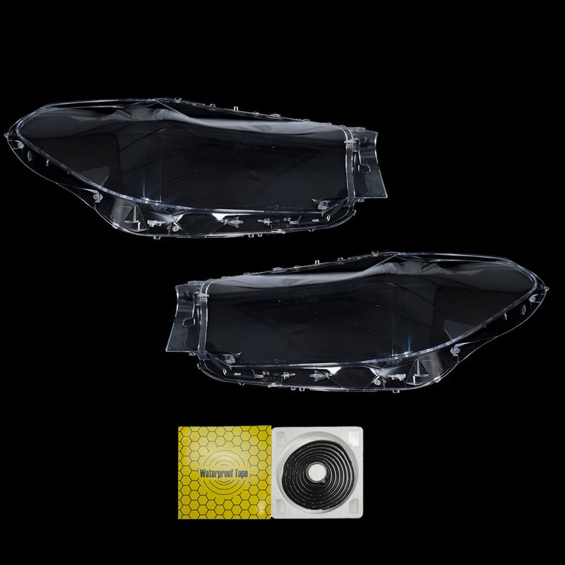 DURAFORCE For BMW G30 G31 G38 5 Series 2016-2020 Pair Headlight Len Cover+Glue Clear Shell