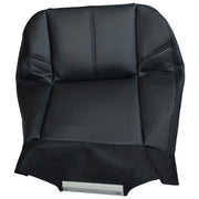 DURAFORCE For 2007-13 Chevy Silverado 1500 2500 HD Driver Bottom Leather Seat Cover Black