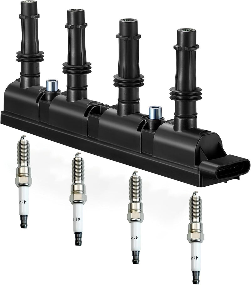 DURAFORCE UF669 Ignition Coil & Spark Plug For 11-20 Chevy Cruze Sonic Trax Buick Encore