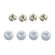 DURAFORCE W11217817 Washer Suspension Rod Kit 4 Pack for Whirlpool for Maytag 4844566