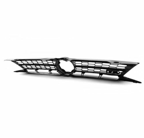 DURAFORCE FiIT 2015-2018 VW MK6 JETTA MESH HEX HONEYCOMB UPPER GRILLE GRILL W/CHROME TRIM