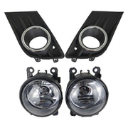 DURAFORCE New A Pair Fog Light W/Cover&Chrome Trim For Honda Pilot 2012-2013-2014-2015 US