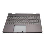 DURAFORCE For HP Envy X360 15-EE 15M-EE 15Z-EE Palmrest Backlit Keyboard L93119-001 Black