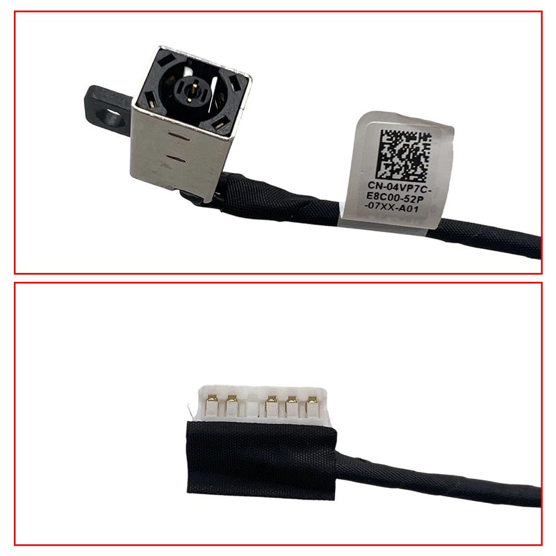 DURAFORCE 5X DC Power Jack Charging Port Cable For DELL Inspiron 3501 3505 5593 04VP7C NEW