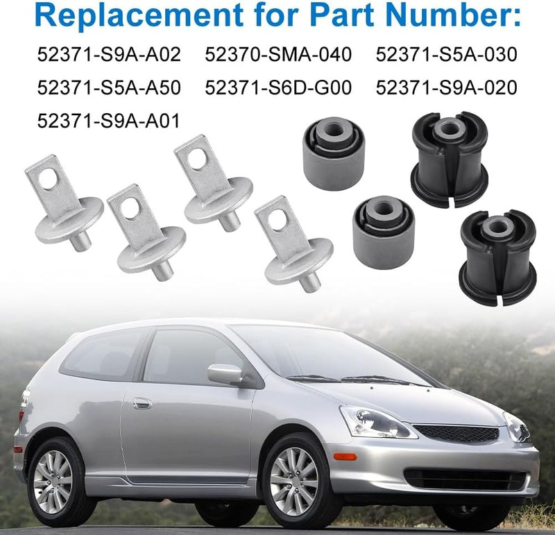 2set Rear Control Trailing Arm Axle Bushings for Honda CRV 2002 2006