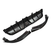 DURAFORCE For 2016-21 Civic Sedan Gloss Black DIffuser Kit W/ LED Light