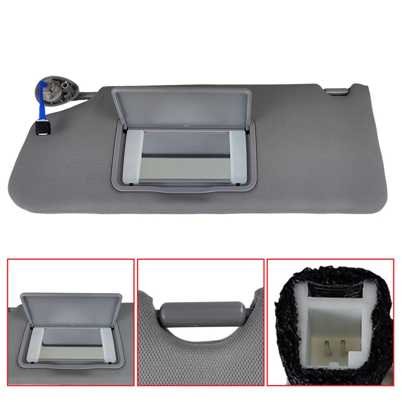 DURAFORCE 83280SZAA01ZA Sun Visor w/ Light Left Driver Side Fit For Honda Pilot 2009-2015