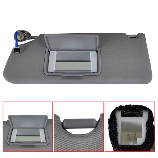 DURAFORCE 83280SZAA01ZA Sun Visor w/ Light Left Driver Side Fit For Honda Pilot 2009-2015