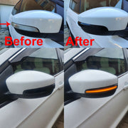 DURAFORCE Sequential LED Side Mirror Turn Signal Light For Ford Kuga Escape EcoSport Focus