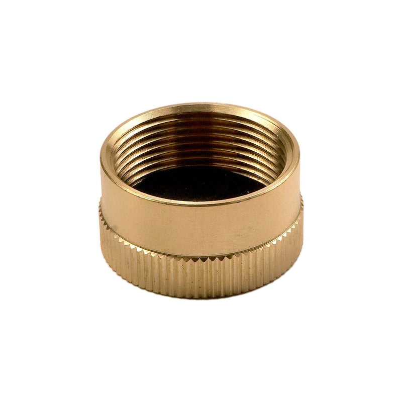 DURAFORCE 50PCS Solid Brass 1 LB Propane Bottle Cap Gas Tank Cylinder Protect Sealed Cap